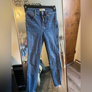 Madewell 10” High Rise Skinny Jean Size 23P